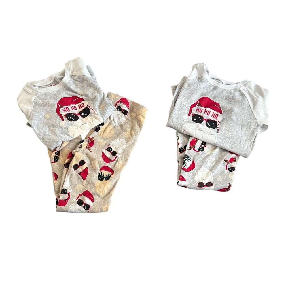 PJ Place Santa Print Kids Pajama Sets Size 6